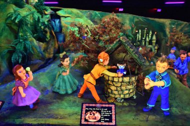 Fairyland mağara, kaya şehir bahçeleri Lookout Mountain Chattanooga, Tennessee