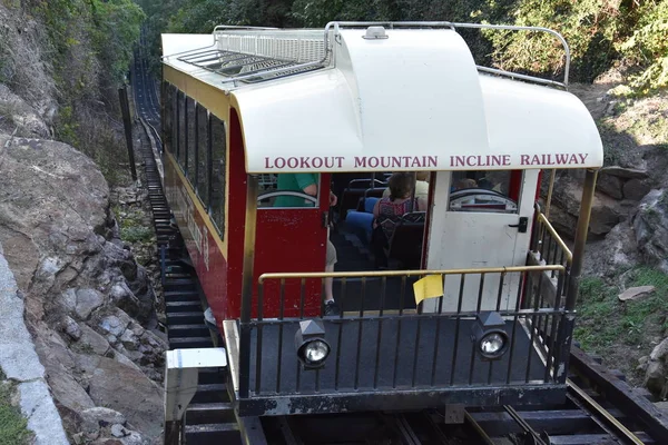 The Lookout Mountain Incline Railway em Chattanooga, Tennessee — Fotografia de Stock