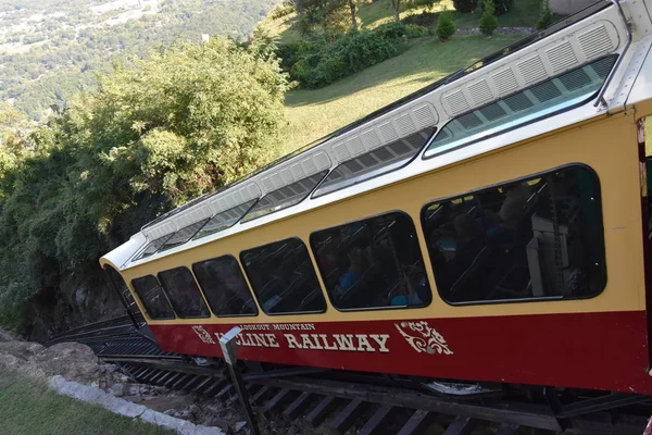 Die aussichtsreiche Bergbahn in chattanooga, tennessee — Stockfoto