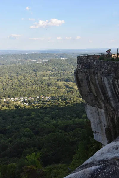 Lover`s Leap at Rock City Gardens in Chattanooga, Tennessee — Stock Photo, Image