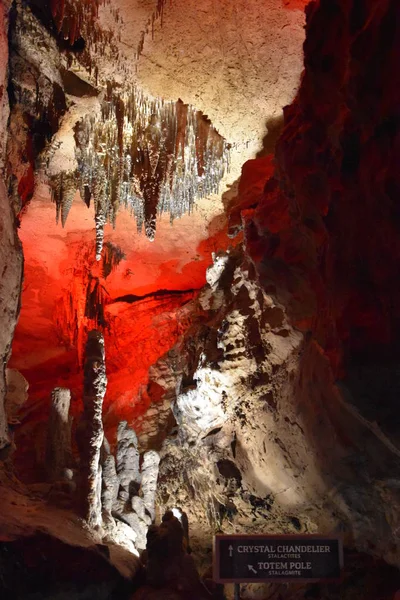 Chattanooga Oct Cave Walk Ruby Falls Chattanooga Tennessee Usa Seen — Stock Photo, Image