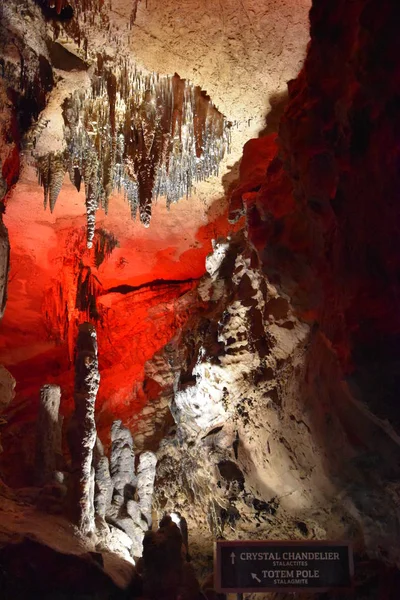 Chattanooga Oct Barlangi Séta Ruby Falls Ban Chattanoogában Tennessee Ben — Stock Fotó