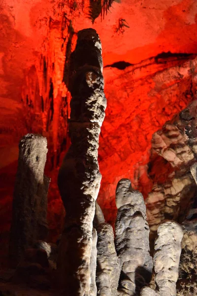 Chattanooga Okt Höhlenwanderung Den Ruby Falls Chattanooga Tennessee Usa Vom — Stockfoto