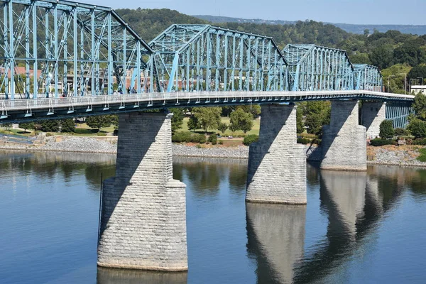 Ponte di Walnut Street a Chattanooga, Tennessee — Foto Stock