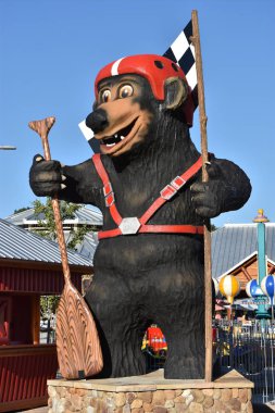 PIGEON Forge, TN-OCT 6: Pigeon Forge, Tennessee 'deki Bear Country Eğlence Parkı, 6 Ekim 2016.