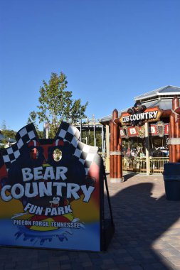 PIGEON Forge, TN-OCT 6: Pigeon Forge, Tennessee 'deki Bear Country Eğlence Parkı, 6 Ekim 2016.