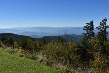 Clingmans Dome büyük Smoky Dağları Milli Parkı içinde