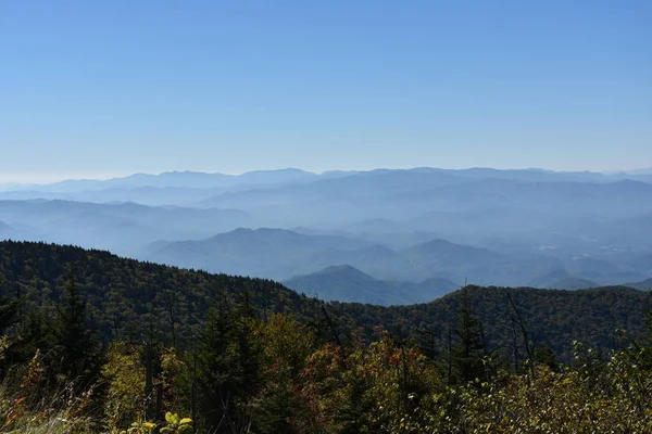 Clingmans dóm, a Great Smoky Mountains nemzeti parkban — Stock Fotó