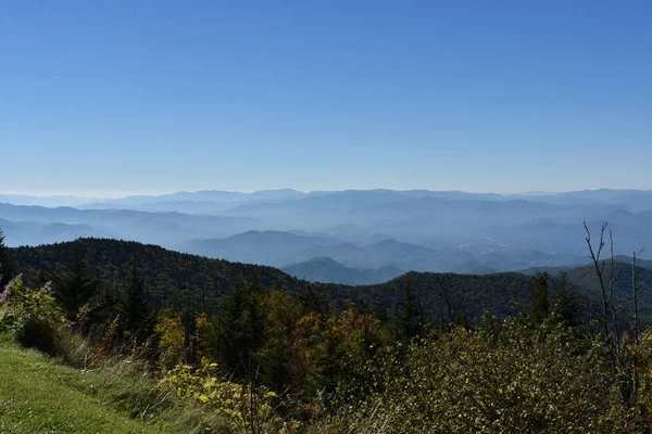 Clingmans Dome büyük Smoky Dağları Milli Parkı içinde — Stok fotoğraf