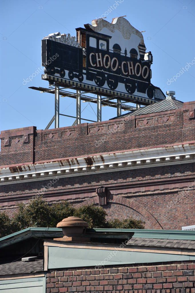 Chattanooga ChooChoo hotel in Chattanooga, Tennessee Stock Editorial
