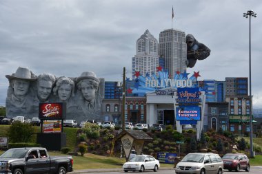 PIGEON Forge, TN-OCT 6: Hollywood Balmumu Müzesi Güvercin Forge, Tennessee, 6 Ekim 2016.