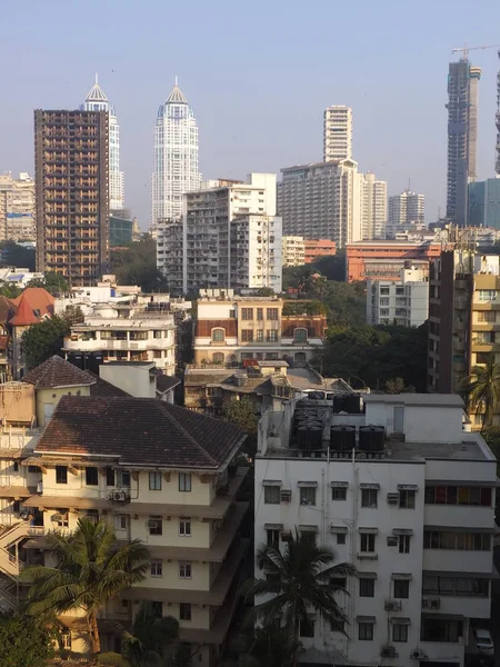 Widok z lotu ptaka z South Mumbai w Maharashtra, Indie — Zdjęcie stockowe