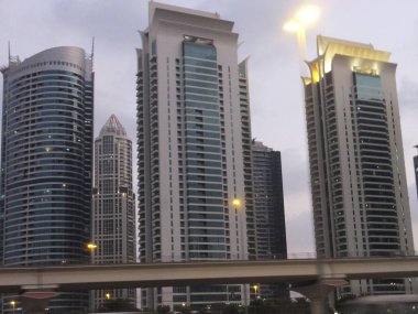 Sheikh Zayed Road gökdelenler Dubai, Birleşik Arap Emirlikleri