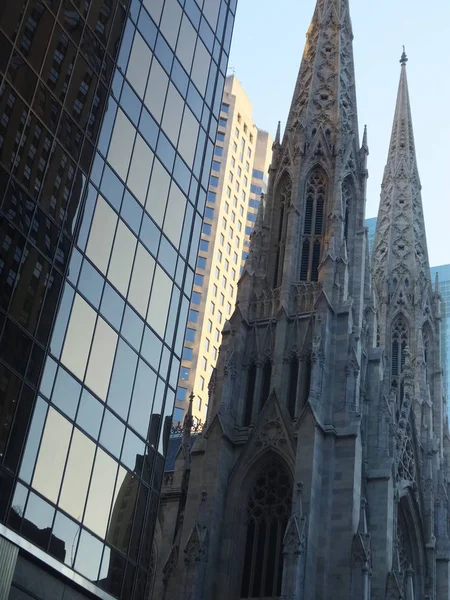 Nova Cidade Iorque Maio Catedral São Patrício Nova York Vista — Fotografia de Stock