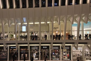 Westfield Dünya Ticaret Merkezi ulaşım merkezi New York'ta Oculus