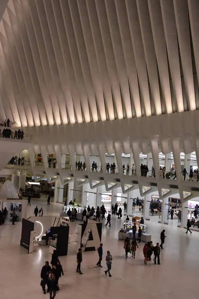 Oculus del Westfield World Trade Center Transportation Hub en Nueva York —  Fotos de Stock