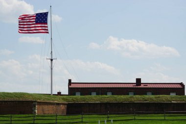 Fort Mchenry Ulusal anıt ve tarihi tapınak içinde Baltimore, Maryland