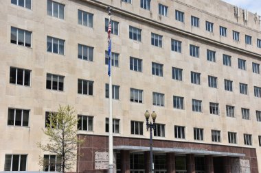 WASHINGTON DC - 10 Nisan 2016 'da görüldüğü üzere, Washington DC' deki Hükümet Muhasebe Bürosu.