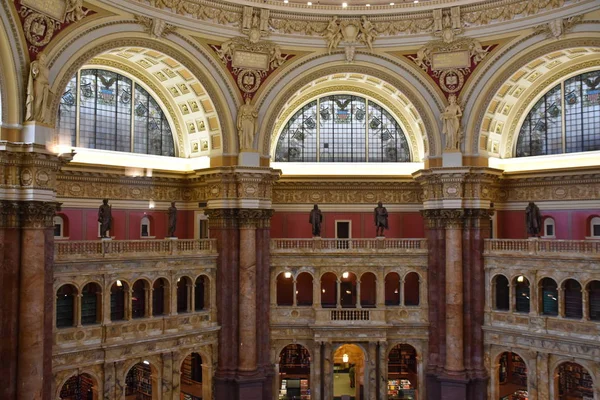 Библиотека Конгресса в Вашингтоне — стоковое фото