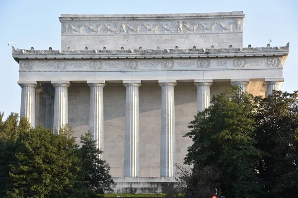 Pomnik Lincolna w Waszyngtonie, DC — Zdjęcie stockowe