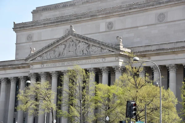 Archivos Nacionales en Washington, DC — Foto de Stock