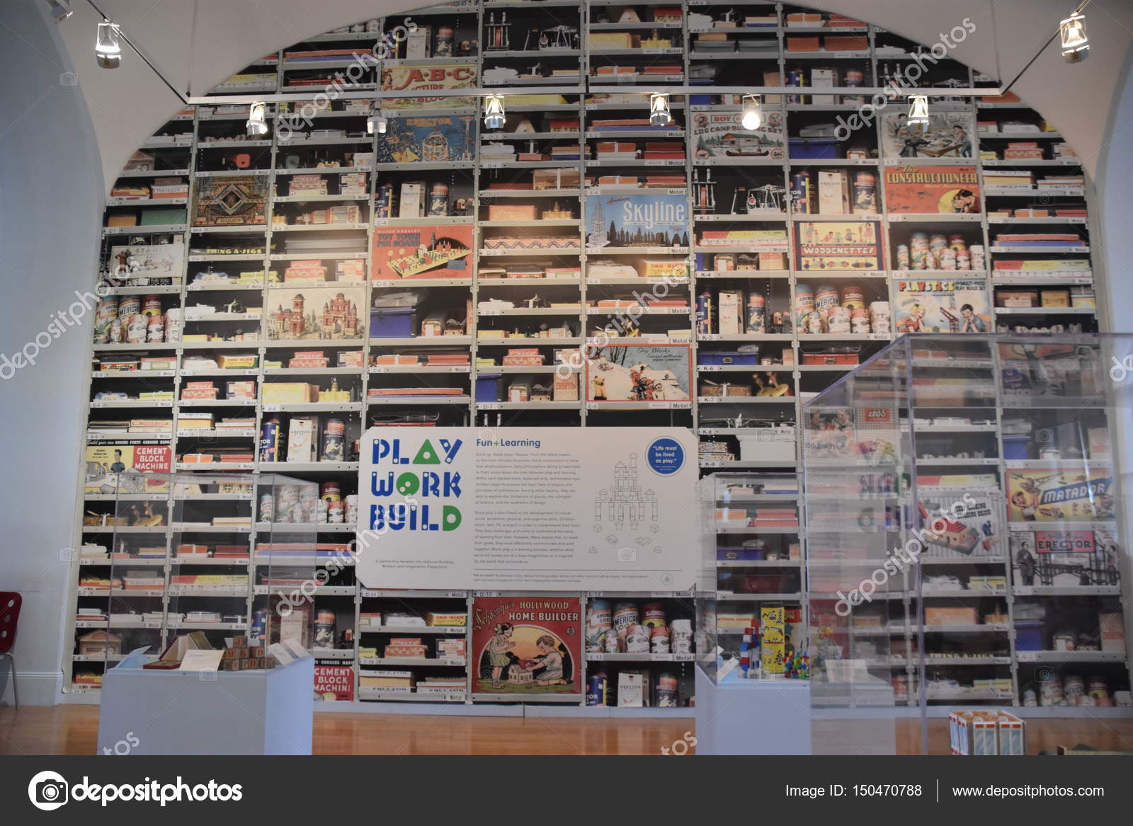 Smithsonian National Building Museum In Washington Dc Stock