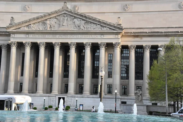 National Archives in Washington, Dc — Stockfoto