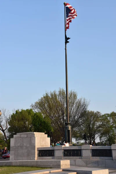 Monumento Nacional de la Segunda Guerra Mundial en Washington, DC — Foto de Stock