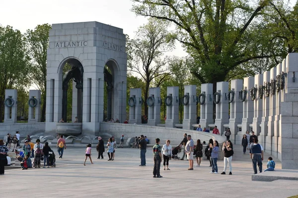 Monumento Nacional de la Segunda Guerra Mundial en Washington, DC — Foto de Stock