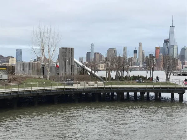Vista de Manhattan, desde Hoboken, Nueva Jersey — Foto de Stock