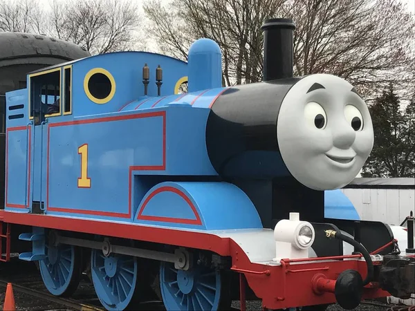 Day Out with Thomas at Essex Steam Train in Connecticut — Stock Photo, Image