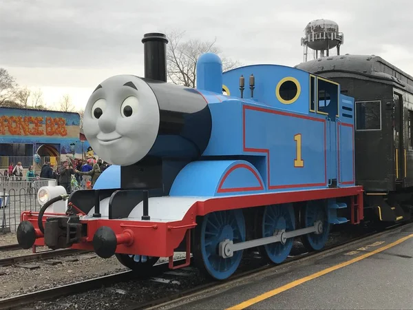 Day Out with Thomas at Essex Steam Train in Connecticut — Stock Photo, Image
