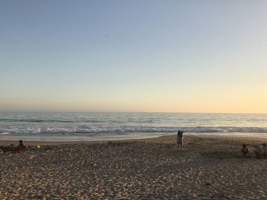 NEWPORT BEACH, CA - 3 Mayıs 2016 'da Kaliforniya' da Newport Plajı.