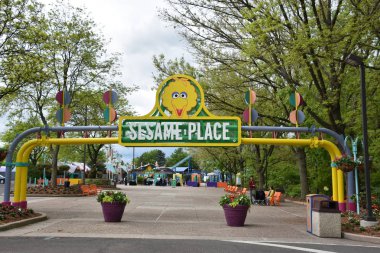 Sesame Place in Langhorne, Pennsylvania clipart