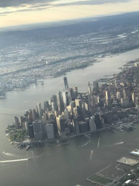 Manhattan'ın havadan görünümü