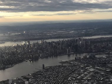 Manhattan'ın havadan görünümü