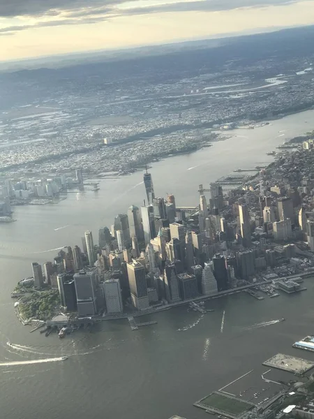Luftaufnahme von Manhattan — Stockfoto