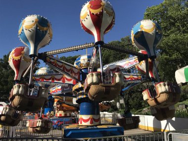 New York City 'deki Central Park 'taki Wollman Rink 'de Victorian bahçeleri