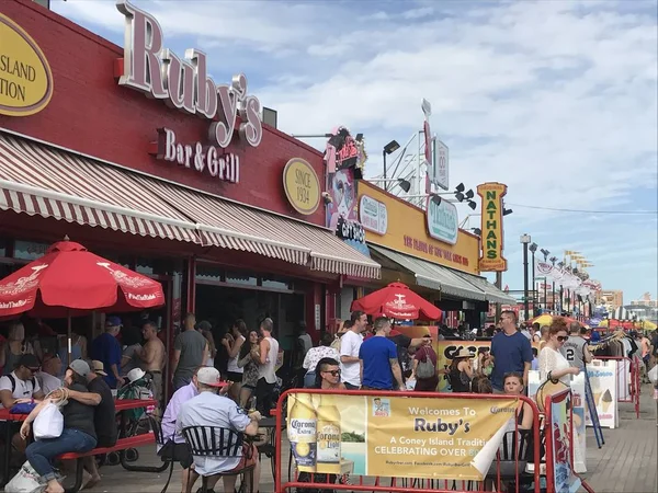 Brooklyn New York Juni Coney Island Brooklyn New York Gesehen — Stockfoto