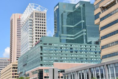 Baltimore, MD - 3 Temmuz 2017 'de Baltimore, Maryland' de görülen İç Liman.