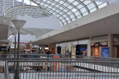 Birmingham, Alabama - Temmuz 24: Riverchase Galleria alışveriş merkezi Birmingham, Alabama, 24 Temmuz 2018 üzerinde görüldüğü gibi. Büyük bir lüks, süper bölgesel alışveriş merkezi olduğunu.