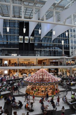 Birmingham, Alabama - Temmuz 24: Riverchase Galleria alışveriş merkezi Birmingham, Alabama, 24 Temmuz 2018 üzerinde görüldüğü gibi. Büyük bir lüks, süper bölgesel alışveriş merkezi olduğunu.