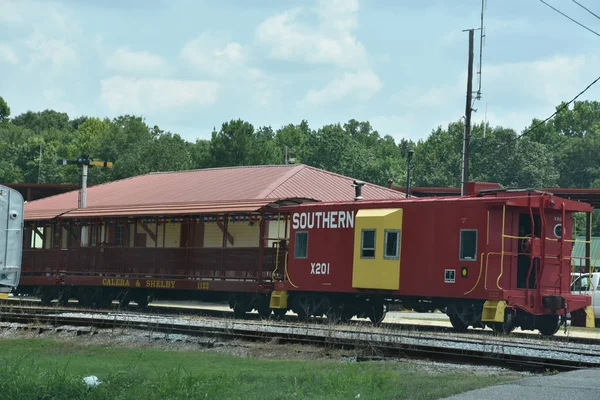 Calera Jul Srdce Dixie Železniční Muzeum Calera Alabama Jak Vidět — Stock fotografie