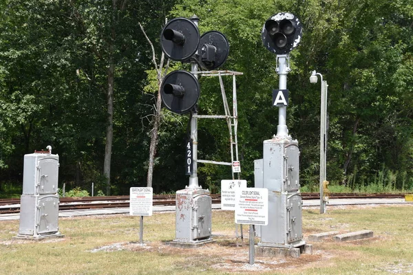 Calera Jul Heart Dixie Railroad Museum Calera Alabama Visto Julio — Foto de Stock