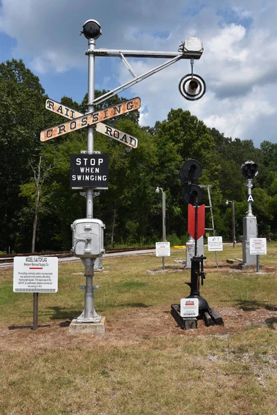 Calera, Al - Temmuz 22: Kalp, Dixie Demiryolu Müzesi Calera, Alabama, 22 Temmuz 2017 üzerinde görüldüğü gibi. Resmi Demiryolu Müzesi ve Alabama Eyaleti olduğunu.