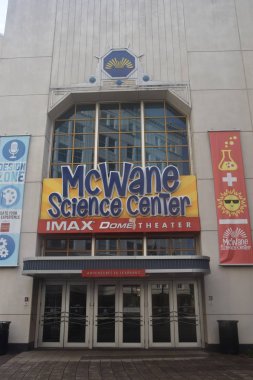 Birmingham, Alabama Temmuz 24: Mcwane bilim merkezi Birmingham, Alabama, 24 Temmuz 2017 üzerinde görüldüğü gibi. 11 Temmuz 1998 tarihinde kamuoyuna açtı.