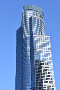 MINNEAPOLIS, MN - 26 Temmuz 2017 'de Minneapolis, Minnesota' daki Capella Kulesi. 