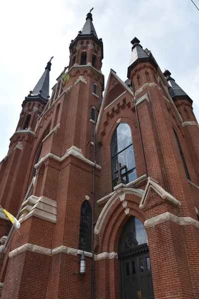 Birmingham Jul Catedral San Pablo Birmingham Alabama Visto Julio 2017 — Foto de Stock