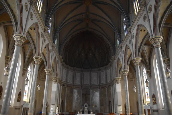 Birmingham, Al - Temmuz 23: Cathedral of Saint Paul Birmingham, Alabama, 23 Temmuz 2017 üzerinde görüldüğü gibi. Roma Katolik piskoposluk bölgesi Birmingham Alabama anne kilise o.