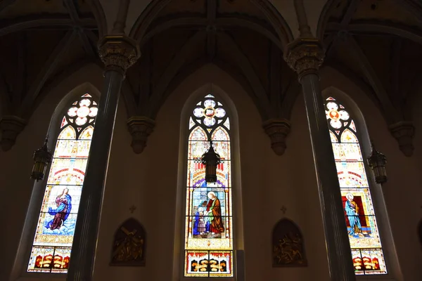 Birmingham, Al - Temmuz 23: Cathedral of Saint Paul Birmingham, Alabama, 23 Temmuz 2017 üzerinde görüldüğü gibi. Roma Katolik piskoposluk bölgesi Birmingham Alabama anne kilise o.